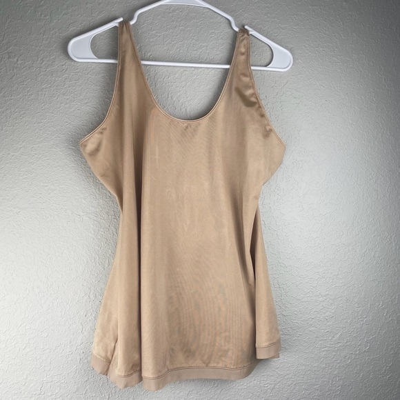 SPANX Open Bust Cami Tank Top Shapewear Low Front 3X - Picture 2 of 6